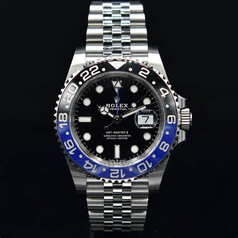 rolex gmt batman prix|Rolex gmt Batman for sale.